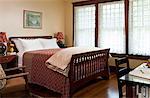 Guestroom in an arts & crafts style inn, Laurel Lodge, Harper's Ferry, WV.