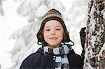 Boy in snow