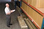 Man working in warehouse