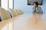 Businesswoman in boardroom