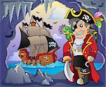 Pirate cove topic image 4 - eps10 vector illustration.