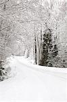 Snow landscape, Tammela, Forssa, Finland