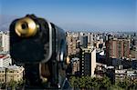 Elevated view of city, Santiago de Chile, Chile