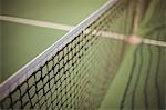 Close-up of net in tennis court