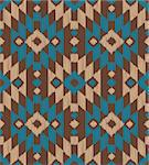 Color tribal Navajo vector seamless pattern. aztec fancy abstract geometric art print. ethnic hipster backdrop. Wallpaper, cloth design, fabric, paper, cover, textile, weave wrapping