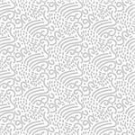 Chaotic grey strokes seamless vector pattern. Slender signs background texture for website substrate.