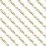 Gold foil glitter line stripes white seamless pattern. Vector shimmer abstract oblique lines white texture. Sparkle shiny striped background.