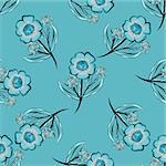 Abstract Flower pattern background. Vector texture Floral backgrounds.