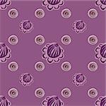 Abstract flower seamless pattern background. Vector texture Floral seamless backgrounds.