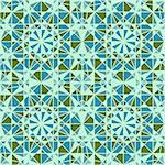 Vector Seamless Mosaic Pattern. Traditional Maroccan Style