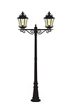 Vector illustration of a street lamp on a white background