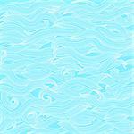 Abstract Azure Wave Background. Abstract Wave Pattern.