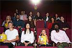 Audience In Cinema Watching Film