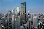 Skyscrapers in the Jing An district of Shanghai, China