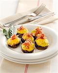 Stuffed mushrooms with Parma ham