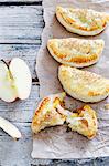 Apple and cheese turnovers