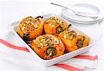 Oven-roasted stuffed peppers