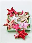 Christmas star biscuits