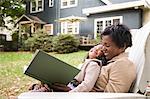 Mother and daughter with book