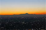 Tokyo cityscape at sunset