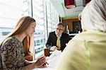 Business colleagues having meeting