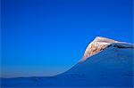 Mountain landscape in winter