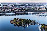 Aerial view of Kastellholmen, Sweden