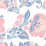 Romantic seamless floral pattern. Seamless pattern can be used for wallpaper, pattern fills, web page backgrounds, surface textures. background. Eps 8