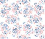 Romantic seamless floral pattern. Seamless pattern can be used for wallpaper, pattern fills, web page backgrounds, surface textures. background. Eps 8