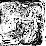 Black and white liquid texture, watercolor hand drawn marbling illustration, abstract background.