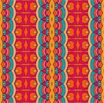 Tribal vintage ethnic seamless geometric striped pattern