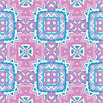 Vector abstract ethnic seamless pattern background. geometric print