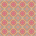 Abstract geometric background. Mosaics tiled retro vintage vector seamless pattern