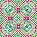 Festive Colorful seamless vector pattern ornamental. Geometric print