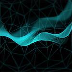 Abstract geometric background with futuristic design