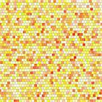ceramic yellow orange mosaic background seamless texture in swimming pool or kitchen.
