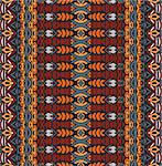 seamless indian ethnic tribal pattern. Geometric stripe background