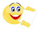 emoji happily smiling reading message, editable vector, illustration, jpeg,