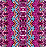 Abstract Tribal vintage colorful ethnic seamless pattern ornamental