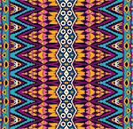 Seamless geometric color striped pattern background. ethnic tribe style fabric design