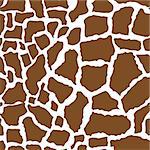 Giraffe skin seamless pattern. African animals concept endless background, repeating texture. Vector illustration