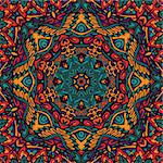 Festive Colorful Tribal ethnic seamless pattern ornamental. Geometric print