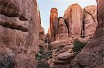 Rock formation, Arches National Park, Moab, Utah, USA