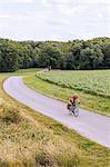 Man on solo bicycle road trip