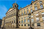 Royal Palace of Amsterdam at Dam Square on Nieuwezijds Voorburgwal in Amsterdam, Holland