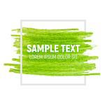 Green Paint Textured Art Illustration. Vector Illustration EPS10