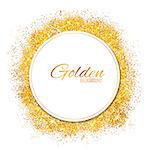 illustration of Shiny Glamorous Glittering Gold texture background
