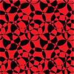 Black and Red Abstract Background Seamless Pattern. Vector Illustration. EPS10