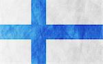 Finnish grunge flag vector design background