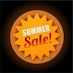 Hot summer super sale sun sticker symbol sign